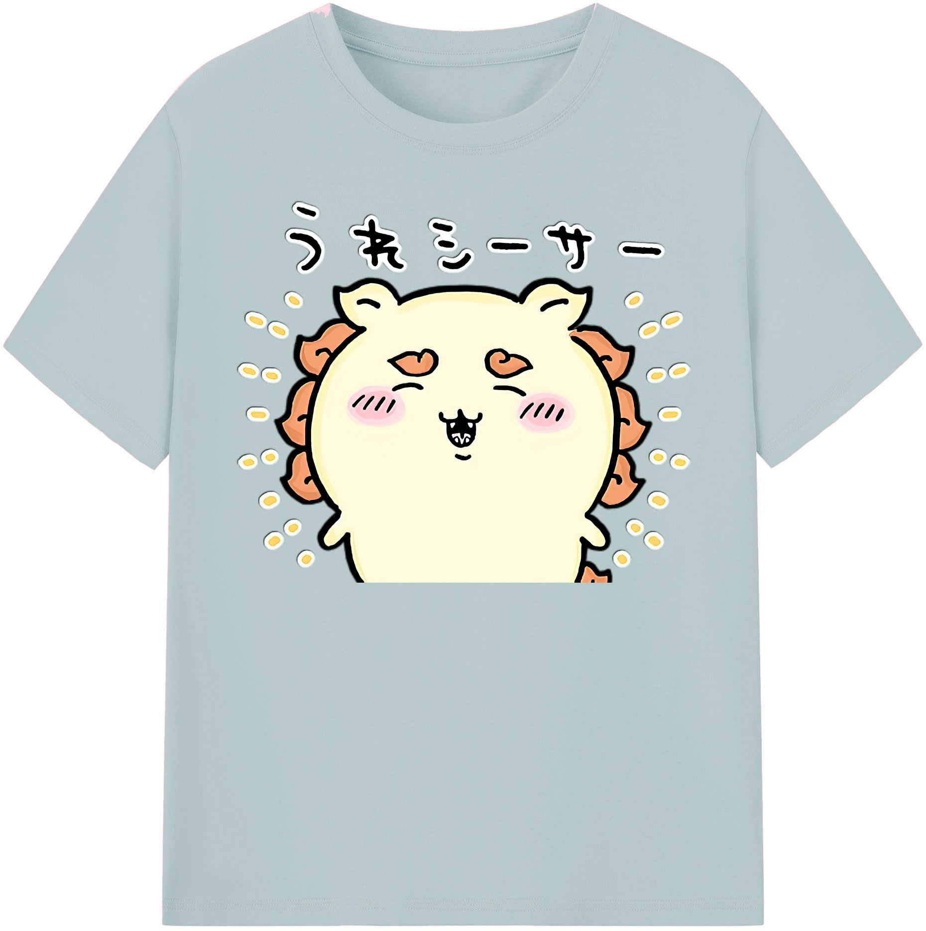 （画像用） ちいかわ シーサー Chii-kawa Shisa 綿100％半袖Tシャツ（フロントプリント）